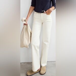 Ayr The Secret Sauce Straight Jeans Cream Off White Denim Size 29s
